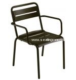 Star Indoor/Outdoor Stacking Arm Chairs