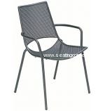 EMU Americas Topper Indoor/Outdoor Stacking Arm Chairs