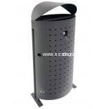 Dara Litter Bin with Ash Tray and Snuffer (Small)