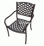 Madrid Outdoor Stackable Aluminum Dining Chairs