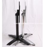 Folding Outdoor Aluminum Table Black Aluminum & Black Pictured