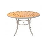 Synthetic Teak / Silver Frame / Base Sold Separate