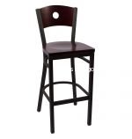 Circle Barstool Mohagany