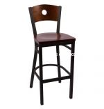 Circle Barstool Walnut