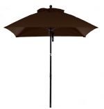 Black Pole, Brown Fabric