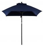 Black Pole, Navy Blue Fabric