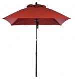 Black Pole, Terra Cotta Fabric