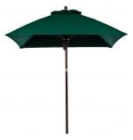 Bronze Pole, Forest Green Fabric