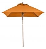 Bronze Pole, Premium Orange Fabric