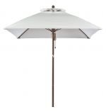 Bronze Pole, White Fabric