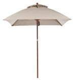 Wood Grain Pole, Linen Fabric