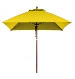 Wood Grain Pole, Premium Yellow Fabric