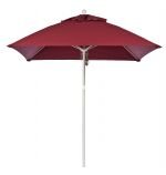White Pole, Premium Burgundy Fabric