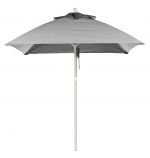 White Pole, Cadet Gray Fabric