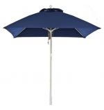 White Pole, Navy Blue Fabric