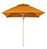 White Pole, Premium Orange Fabric