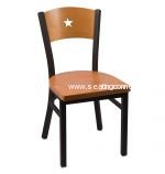 Black Frame, Natural Back, Natural Seat