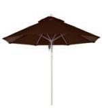 White Pole, Brown Fabric