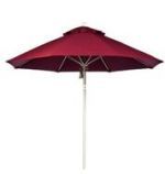 White Pole, Premium Burgundy Fabric