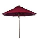 Bronze Pole, Premium Burgundy Fabric