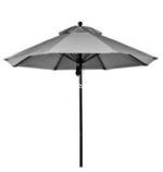 Black Pole, Cadet Gray Fabric