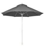White Pole, Cadet Gray Fabric