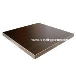 High Pressure Laminate Top with Aluminum Edge