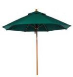 Wood Grain Pole, Forest Green Fabric