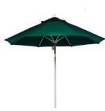 White Pole, Forest Green Fabric