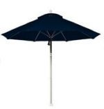 White Pole, Navy Blue Fabric