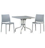 Silver Gray-Chairs Sold Separately