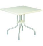Beige Forza Square Folding Table by Compamia