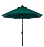 Black Pole, Forest Green Fabric