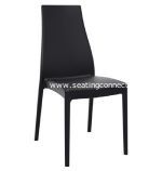 Miranda High-Back Indoor Outdoor Dining Chair