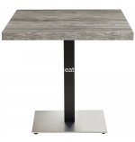 Vintage Oak Table Top with VanGuard Square Base Sold Separately