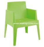 Box Resin Outdoor Dining Chairs