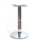 Chrome Table Base - Round Bottom Indoor Restaurant Commercial Table Base