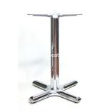 Amko Chrome Cross Bottom Indoor Resturant Commercial Table Base