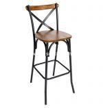 Henry Cross Back Barstool