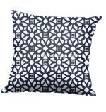 Luxe Indigo Canvas Throw Pillow