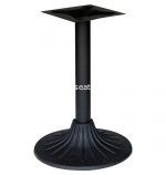 Niles 20" Round Table Base - Sand Black Finish