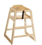 Natural Wood High Chair