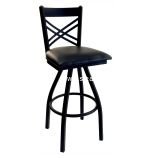 Akrin Swivel Metal Bar Stools