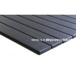 Black ST Series Synthetic Teak Table Top Indoor Outdoor Table Tops