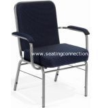 OFM Big & Tall Anti-Microbial Stack Chair with Arms 300-XL-VAM (Navy)