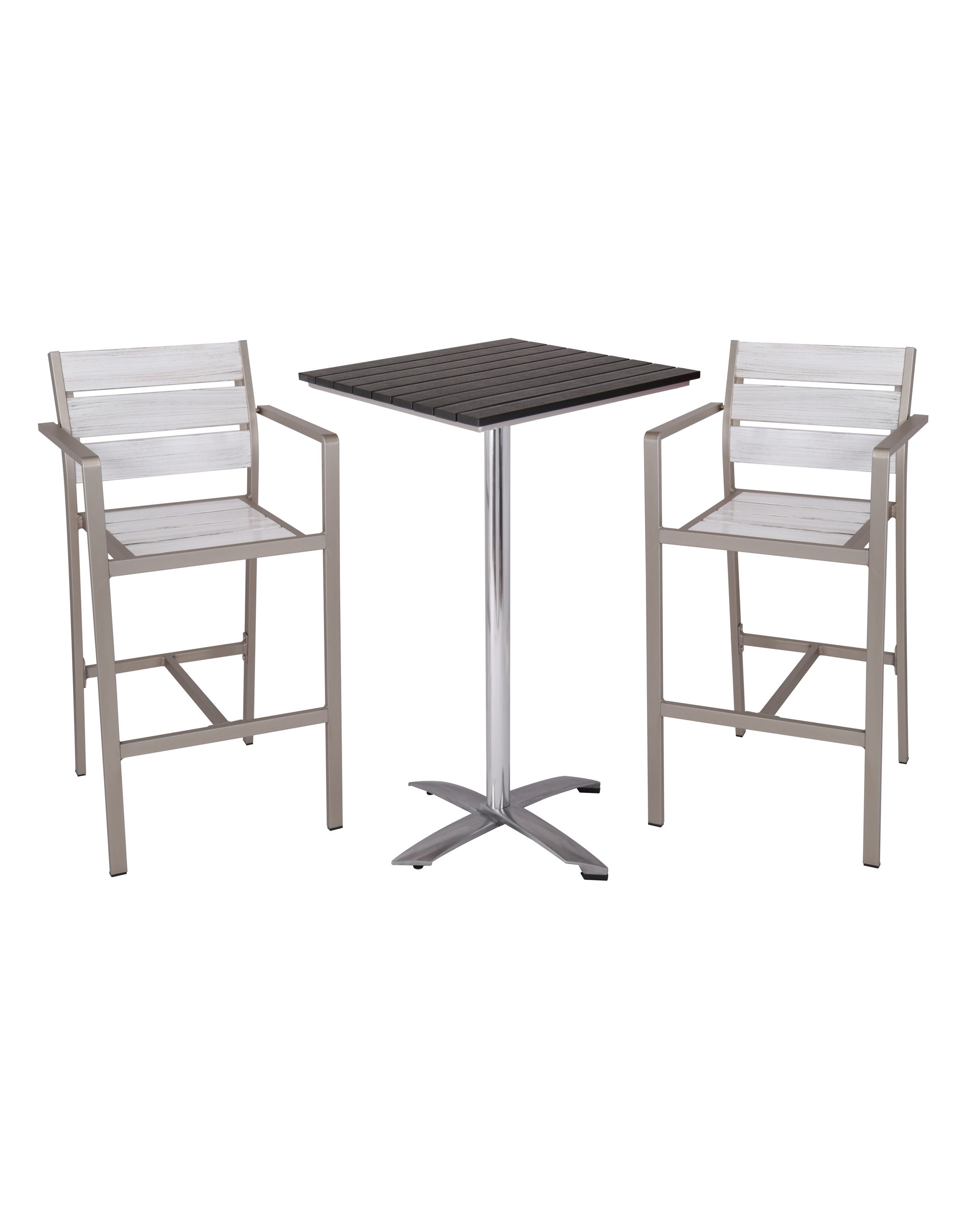 8819 AR Palm Outdoor Bar Stool Restaurant Commercial Arm Bar Stools