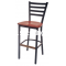 316BS Metal Ladder Back Bar Stool