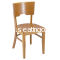 G & A Seating 3868 Festiva European Beechwood Restaurant Chairs