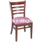G&A Seating 4613 Wood Ladderback Restaurant Chairs
