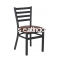 513B Metal Ladderback Restaurant Chairs